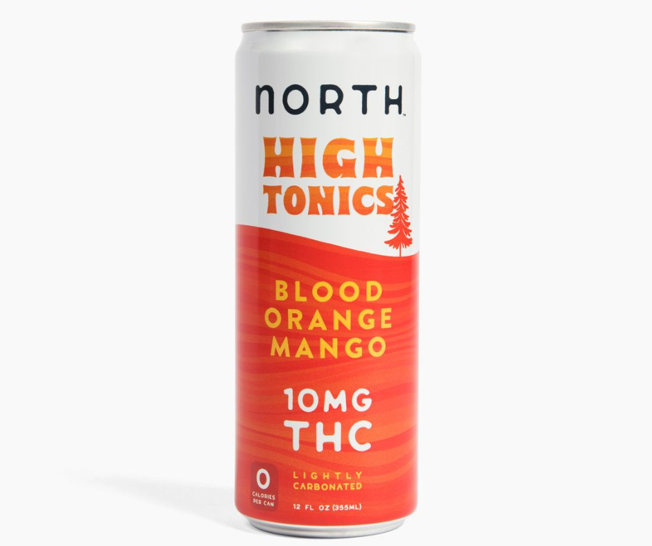 North High Tonics Blood Orange Mango THC Seltzer