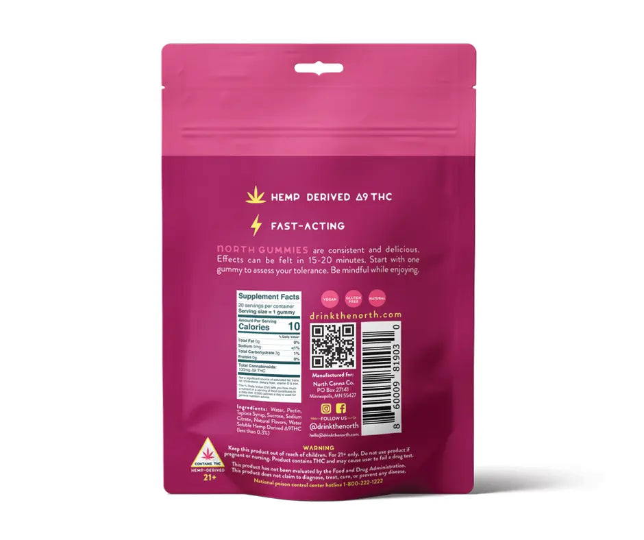 Berry Lemonade THC Gummy Bag