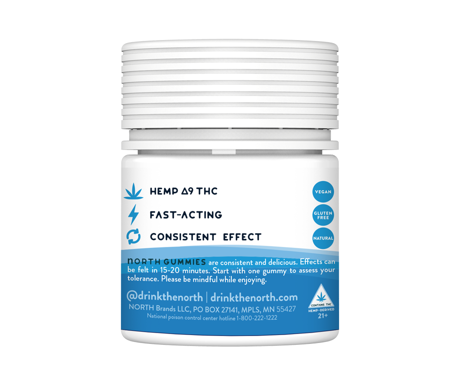 Blue Razz THC Gummy Pack