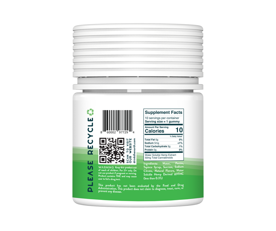 Green Apple THC Gummy Pack