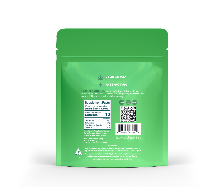 Green Apple THC Gummies - MN